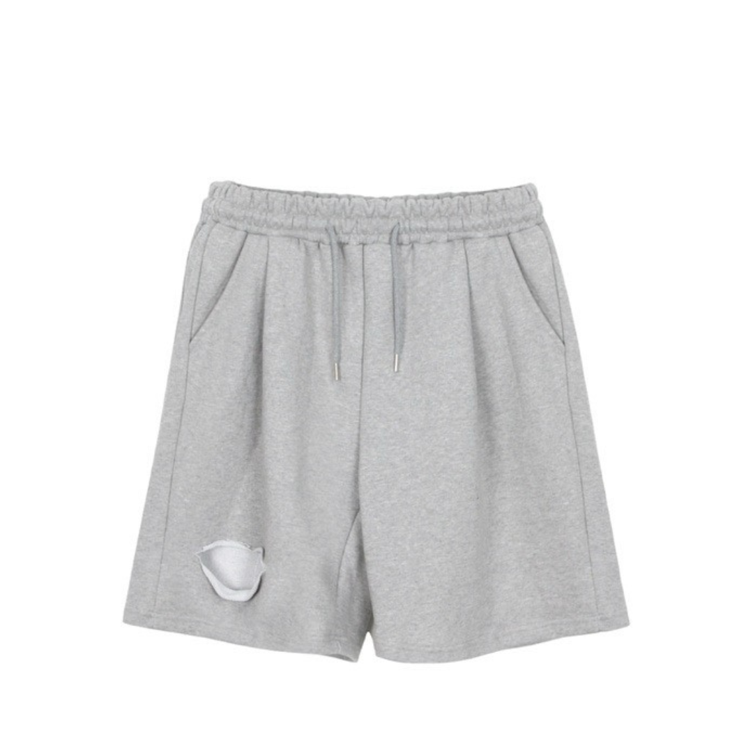 Distressed Wash Shorts