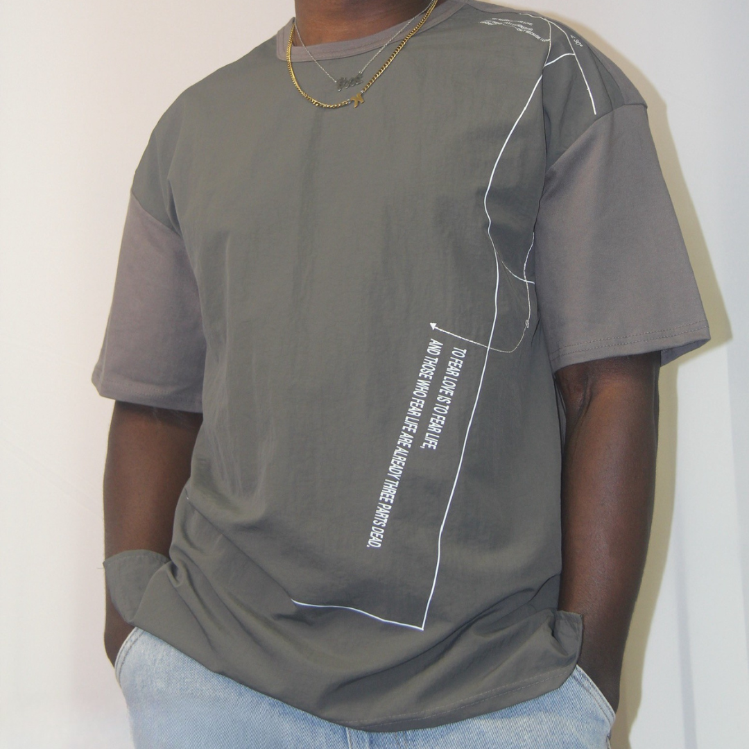 Line Embroidery Tee