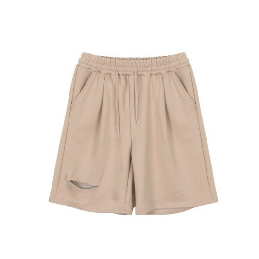 Distressed Wash Shorts